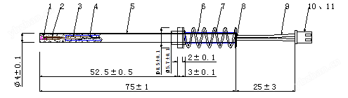 华体育TS系列—铜排母线NTC温度传感器(图2)